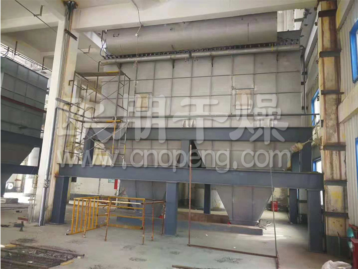 喜迎双十一，欧朋干燥大型闪蒸干燥机和大型除尘器调试成功！