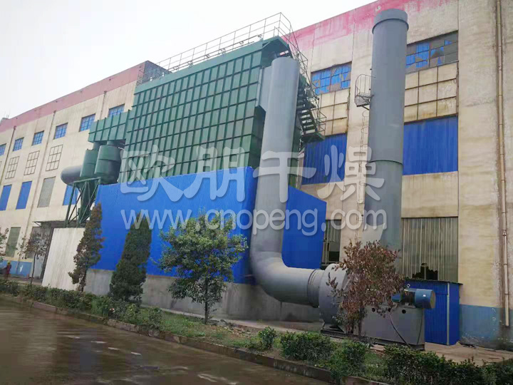 山东某客户反馈欧朋干燥大型除尘器，除尘效率高!