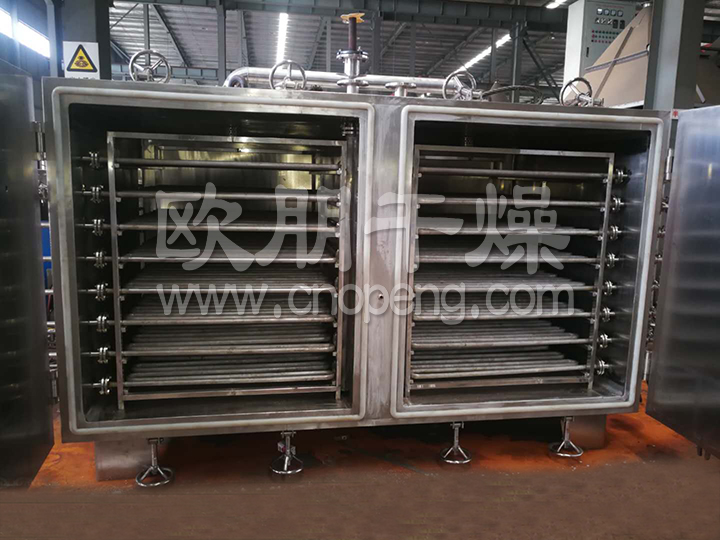 常州欧朋干燥双开门真空烘箱调试现场！