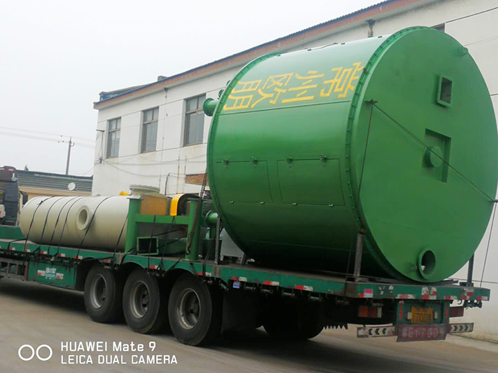 常州欧朋干燥低温节能传导干燥机之盘式干燥机调试成功