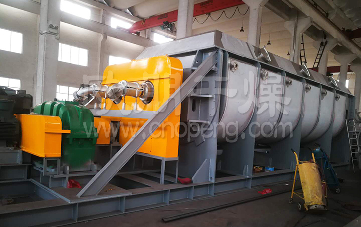 常州欧朋干燥280平方的超大型不锈钢浆叶干燥机生产完工！