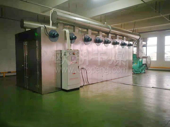 常州欧朋干燥迷迭香烘干机投入使用，客户反映效果非常好！