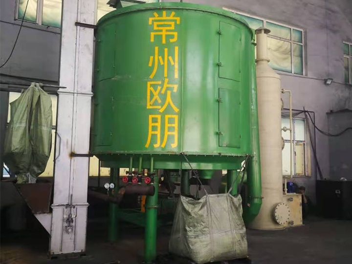 常州欧朋干燥可膨胀石墨烘干机深受客户好评！