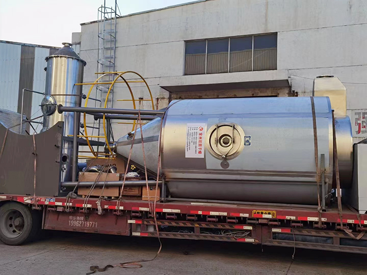 常州欧朋干燥大型喷雾干燥机发货现场！