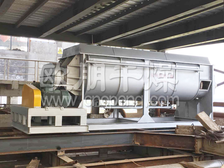 常州欧朋干燥桨叶干燥机在处理污泥行业优势明显！