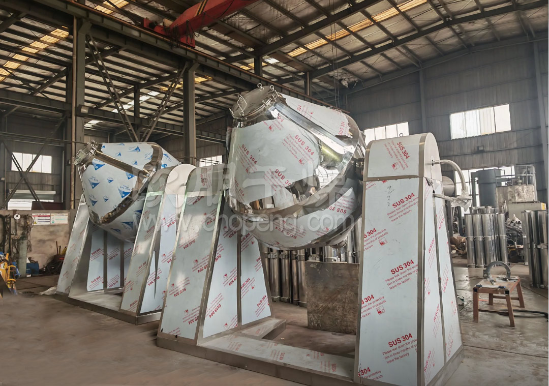 常州欧朋干燥双锥干燥机圆满竣工，即将启程奔赴新程！